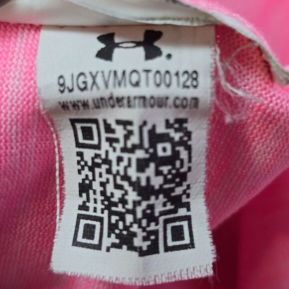 Under Armour Women's Hooded Sweatshirt Medium‎ Pink Long Sleeve 100% Polyester - Picture 8 of 16
